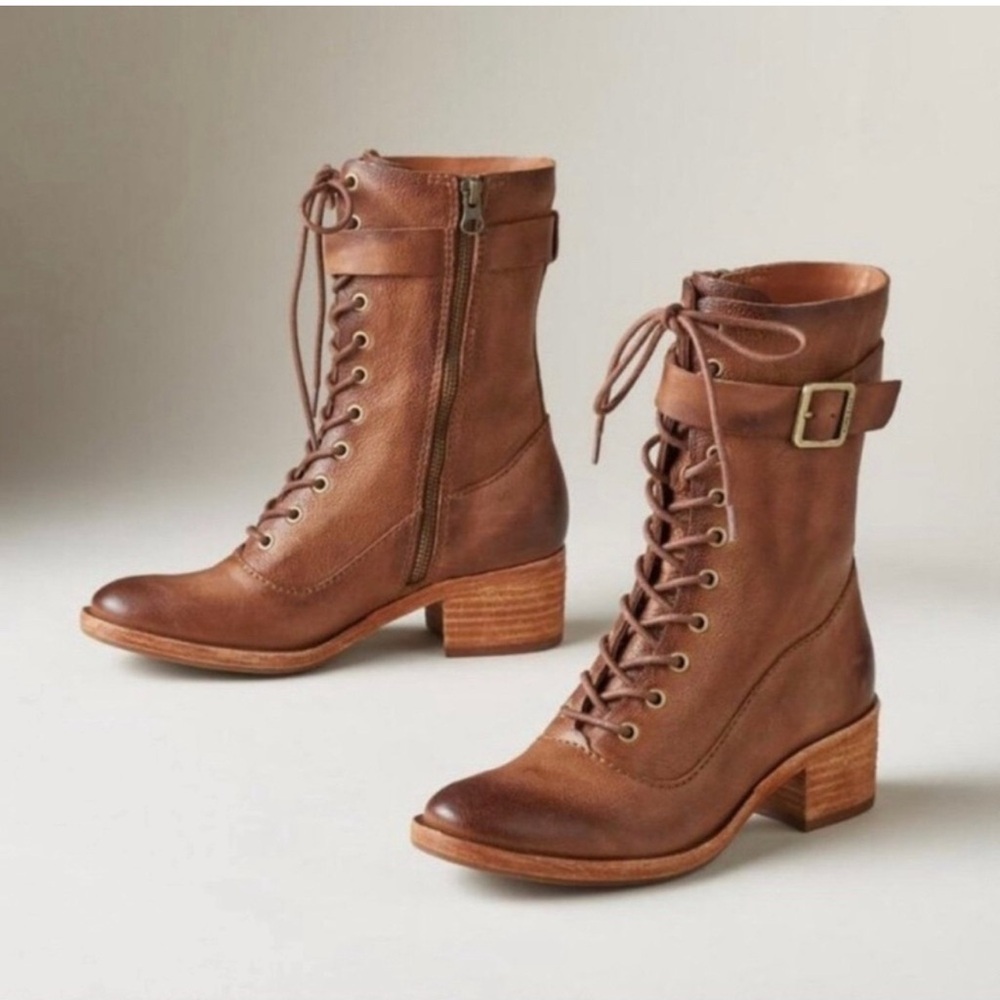 NEW Without the Box Kork-Ease Mona Lace Up Boots Size 6